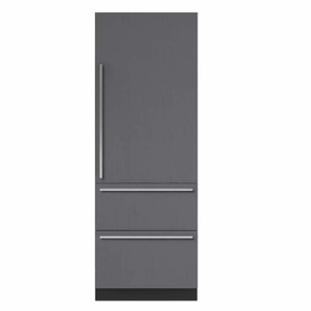 Sub-Zero DET3050CI/R 30" Designer Over-and-Under Refrigerator/Freezer - Panel Ready
