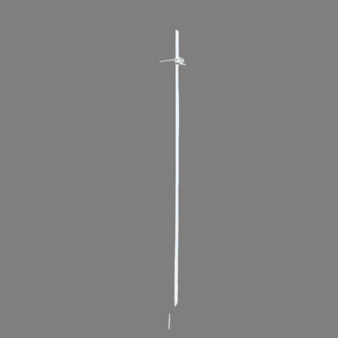 SunGuard Pointed Fiberglass Post, Undrilled