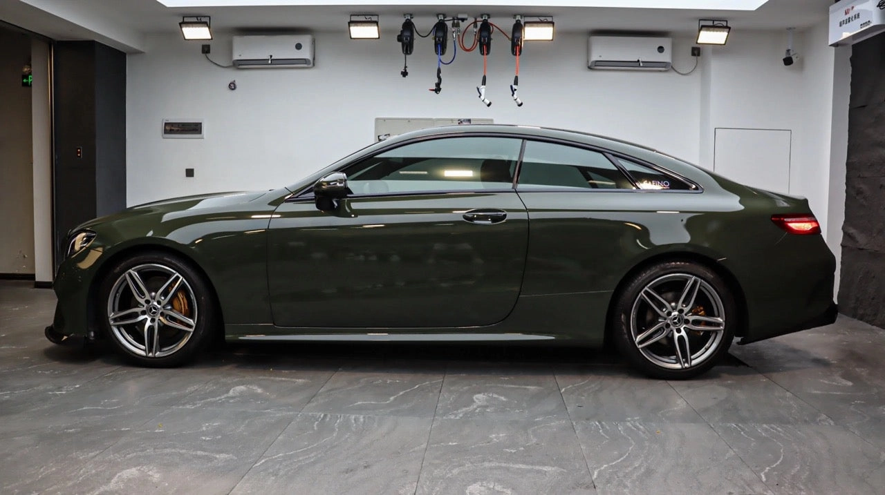 Super Gloss Black Olive Vinyl Wrap
