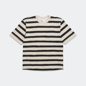 T-Shape Matelot - Cotton Hemp Jersey Natural/Black