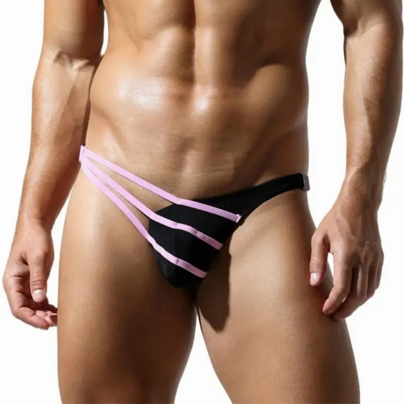 Tauwell Men's T-Back Thongs Soft Underwear with 4-Way Stretch 25105