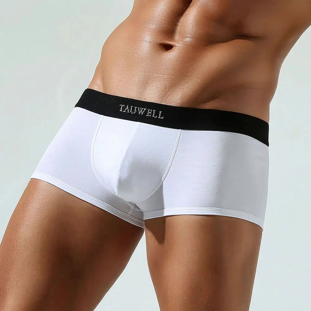 Tauwell Men's Trunks - Moisture-Wicking Boxer Briefs with Supportive Pouch 24203