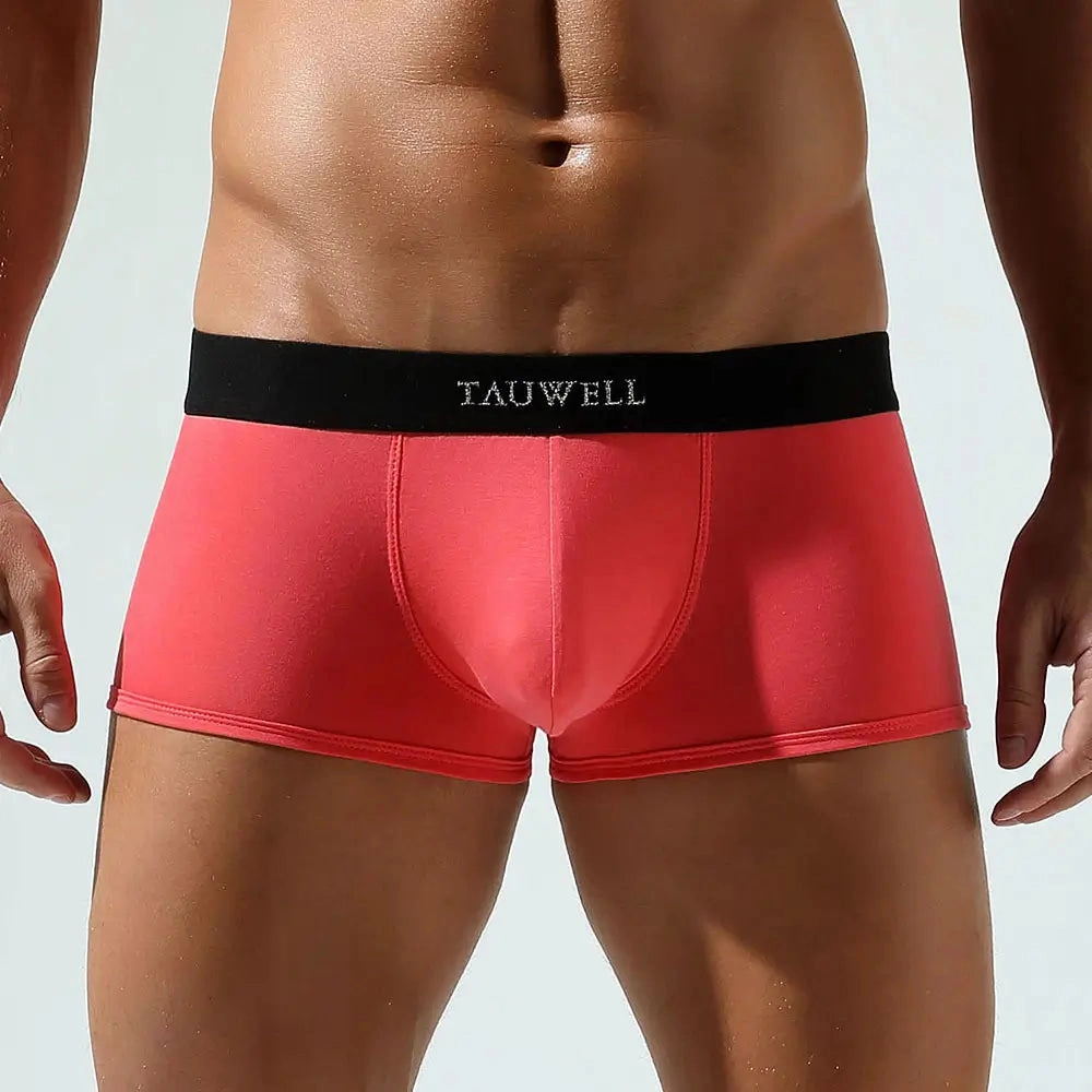 Tauwell Men's Trunks - Moisture-Wicking Boxer Briefs with Supportive Pouch 24203