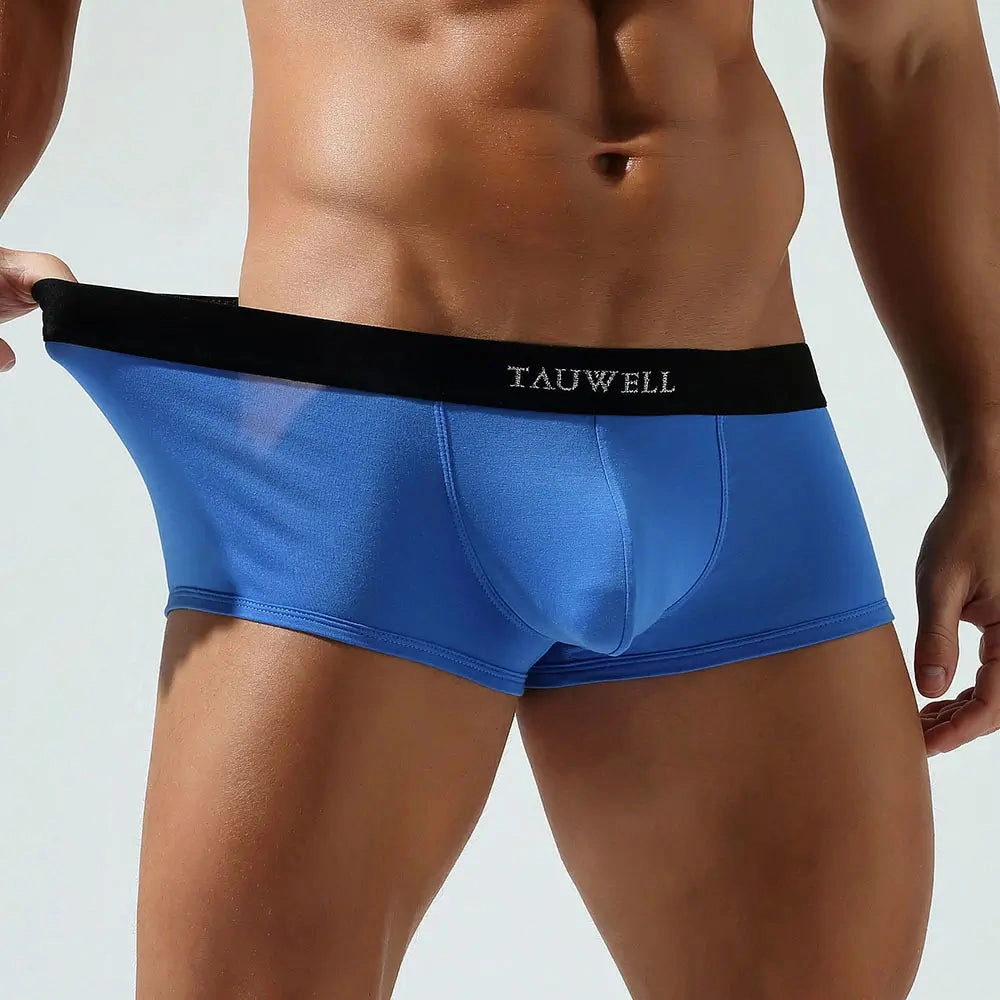 Tauwell Men's Trunks - Moisture-Wicking Boxer Briefs with Supportive Pouch 24203