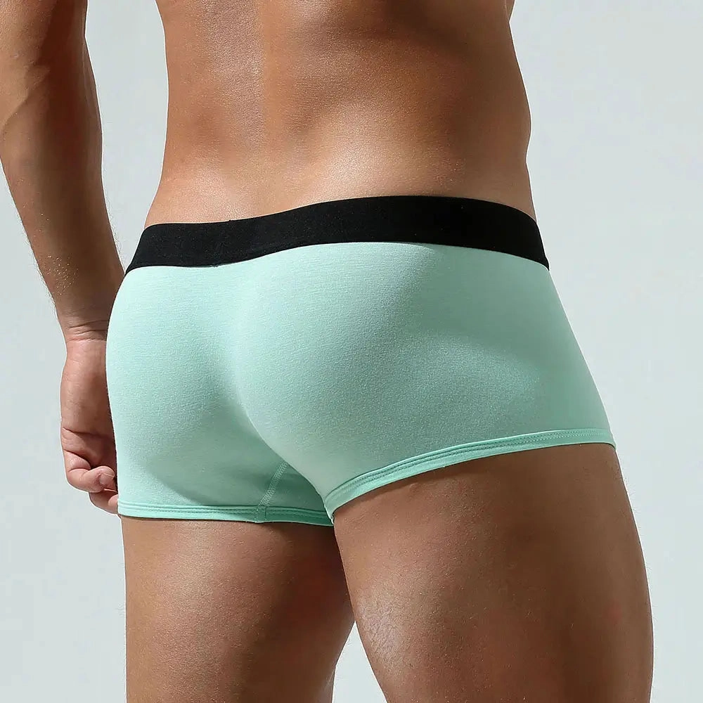 Tauwell Men's Trunks - Moisture-Wicking Boxer Briefs with Supportive Pouch 24203