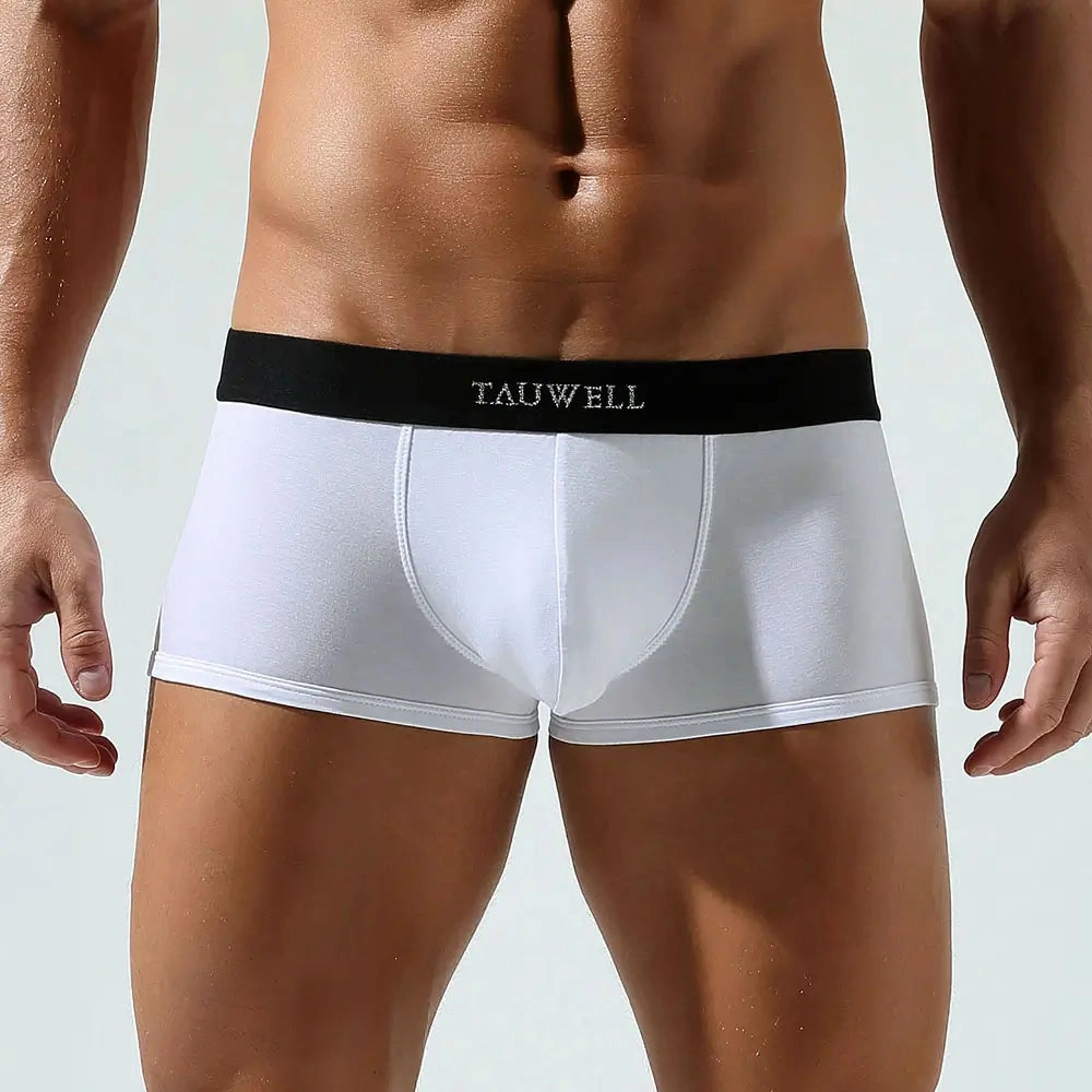 Tauwell Men's Trunks - Moisture-Wicking Boxer Briefs with Supportive Pouch 24203