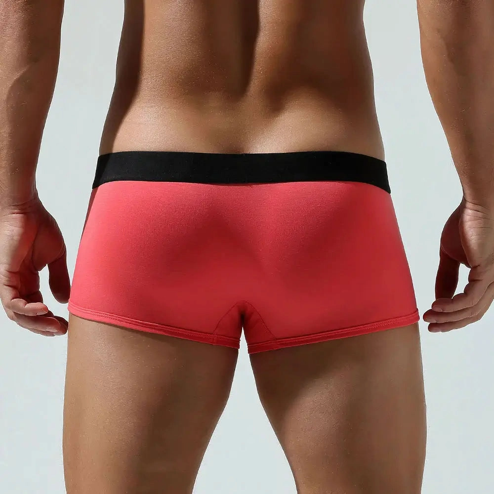 Tauwell Men's Trunks - Moisture-Wicking Boxer Briefs with Supportive Pouch 24203