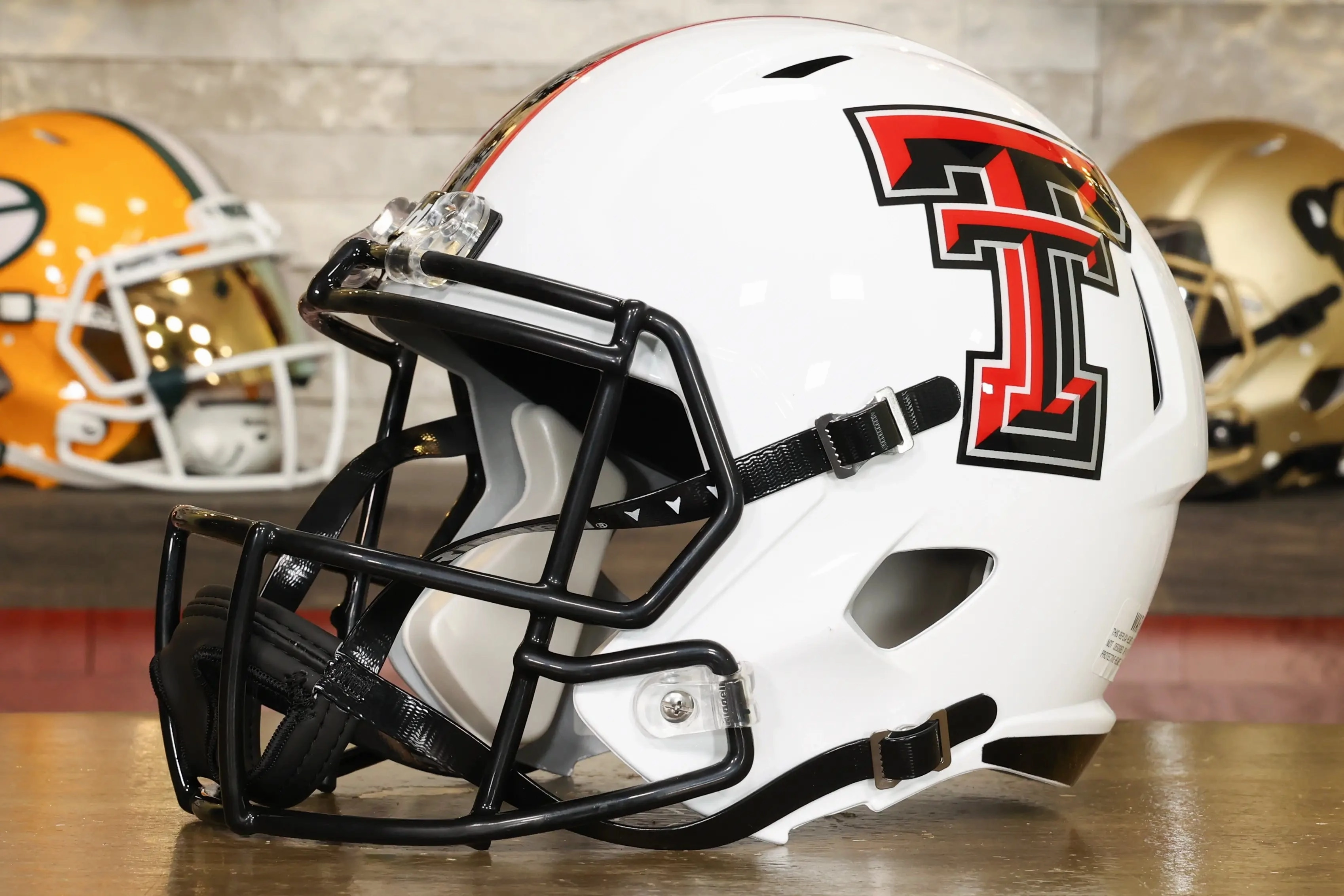 Texas Tech Red Raiders Riddell Speed Display Helmet - White