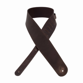 The Legend - Brown Heavyweight Smooth Full Grain Leather Guitar Strap