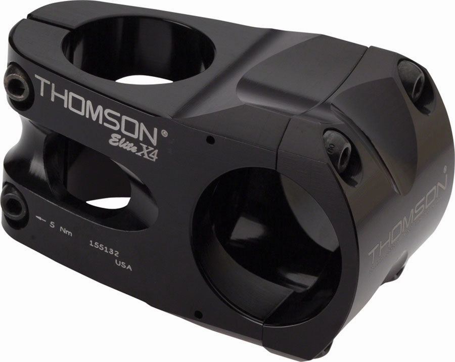 Thomson Elite X4 Mountain Stem - 40mm, 35 Clamp,  /-0, 1 1/8", Aluminum, Black