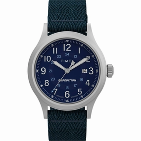 Timex Men's Watch - Expedition North Sierra Date Display Blue Dial Strap | TW2V65600JR