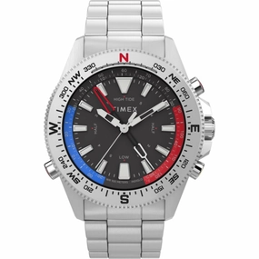 Timex Men's Watch - Expedition North Tide-Temp-Compass Silver Bracelet | TW2V41800JR