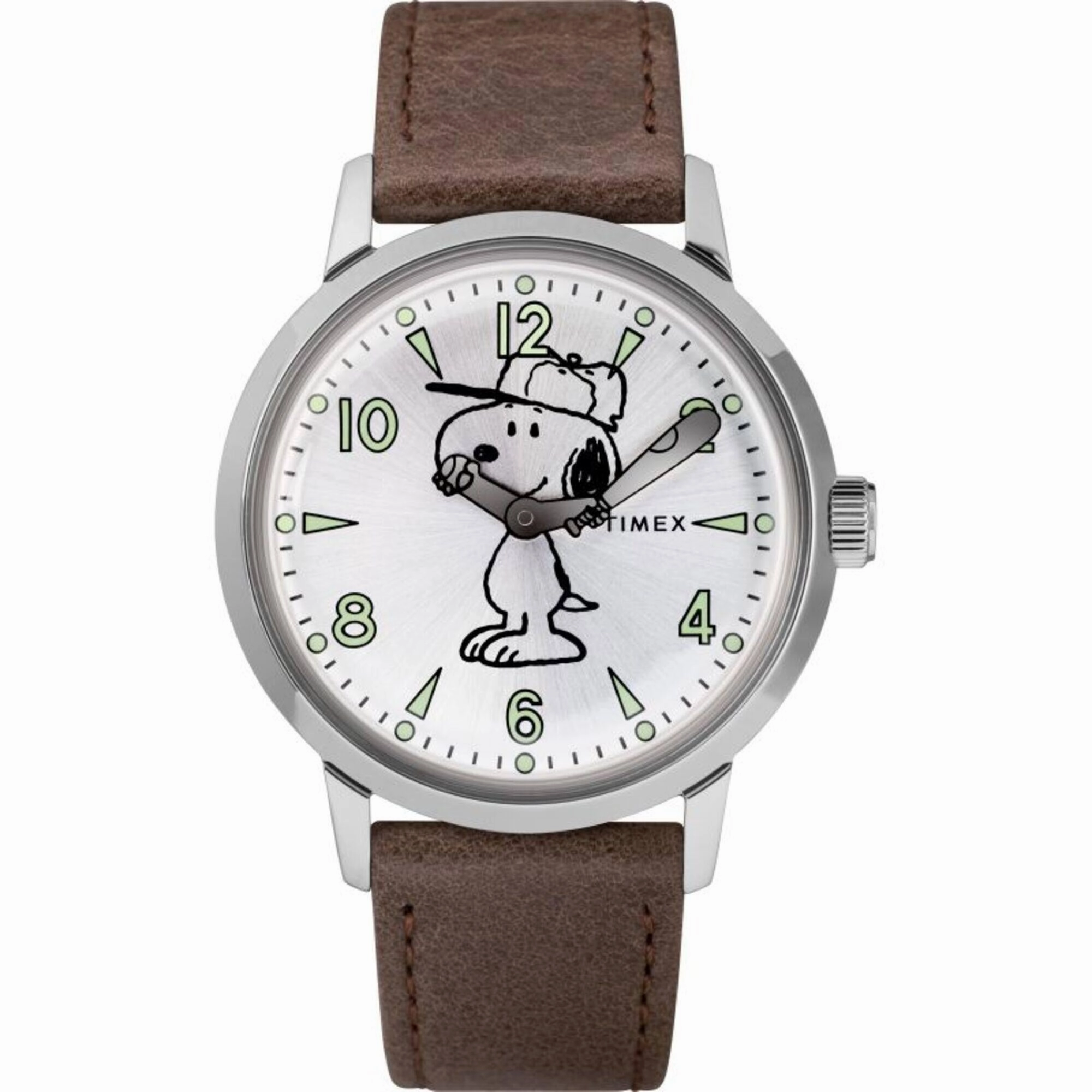 Timex Men's Watch - Welton Peanuts Snoopy Quartz Silver Tone Bracelet | TW2R94900VQ