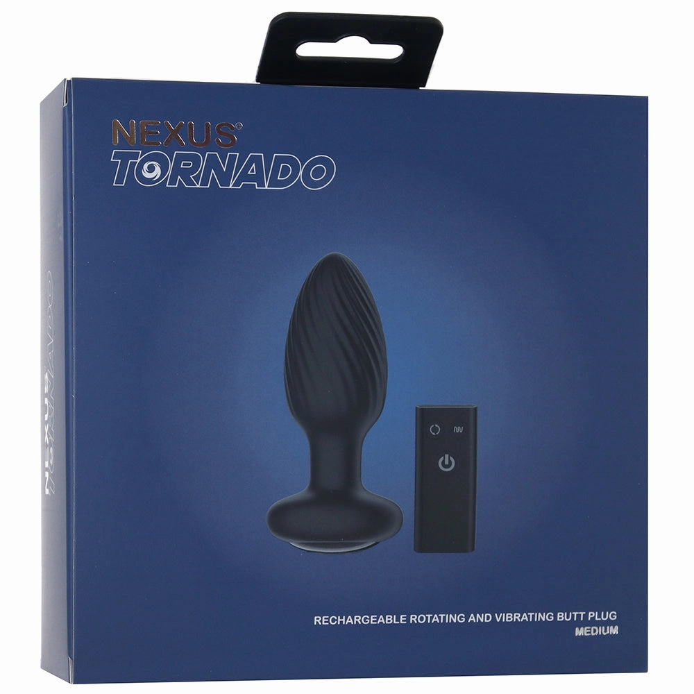 Tornado Remote Rotating Butt Plug Vibe in Medium