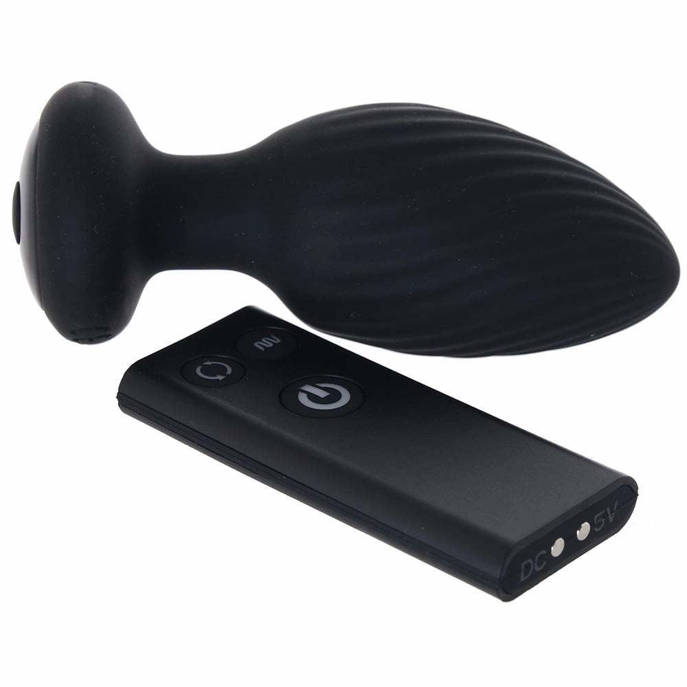 Tornado Remote Rotating Butt Plug Vibe in Medium