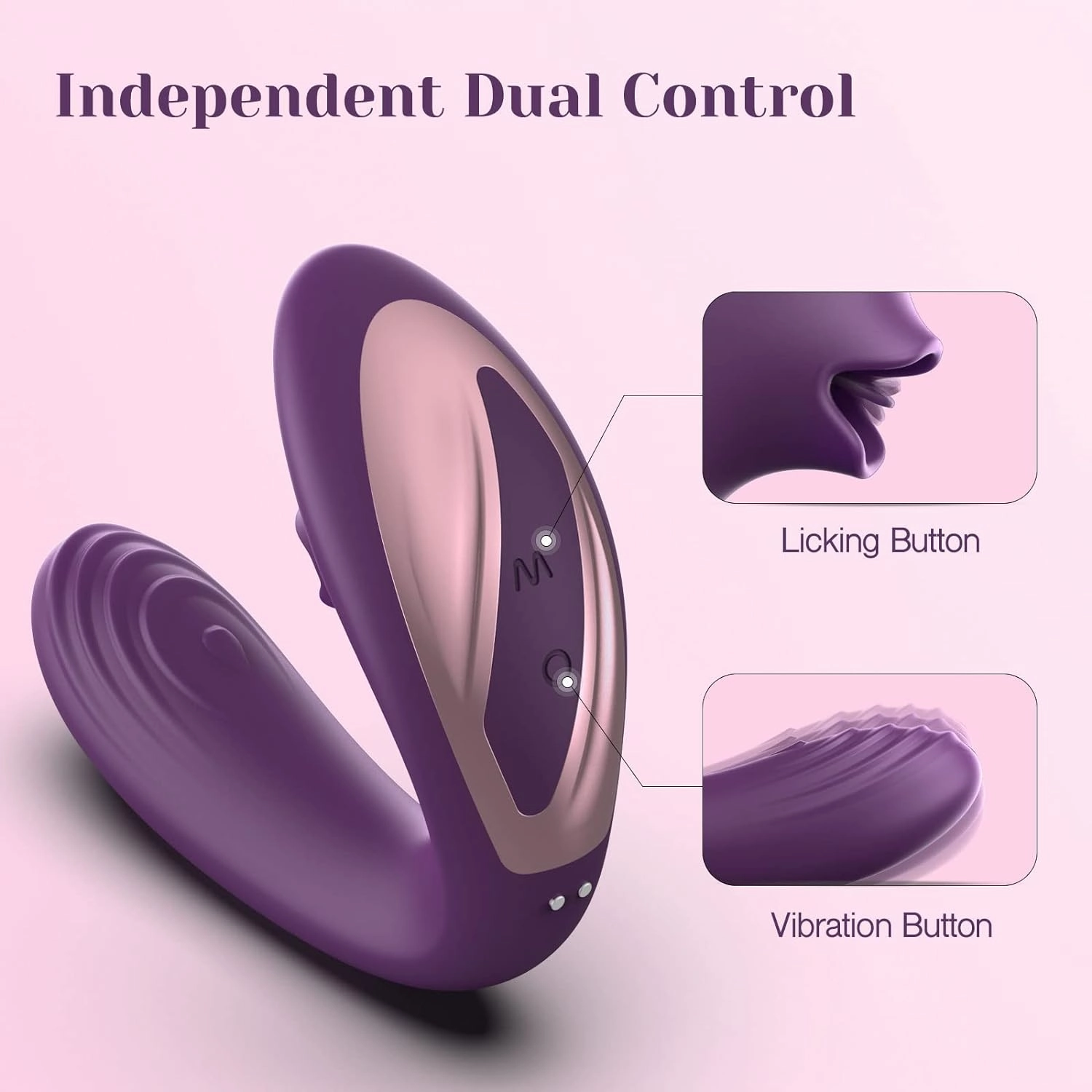 Tracy's Dog - Juicy Clitoral Licking Vibrator OG Lick (Purple)