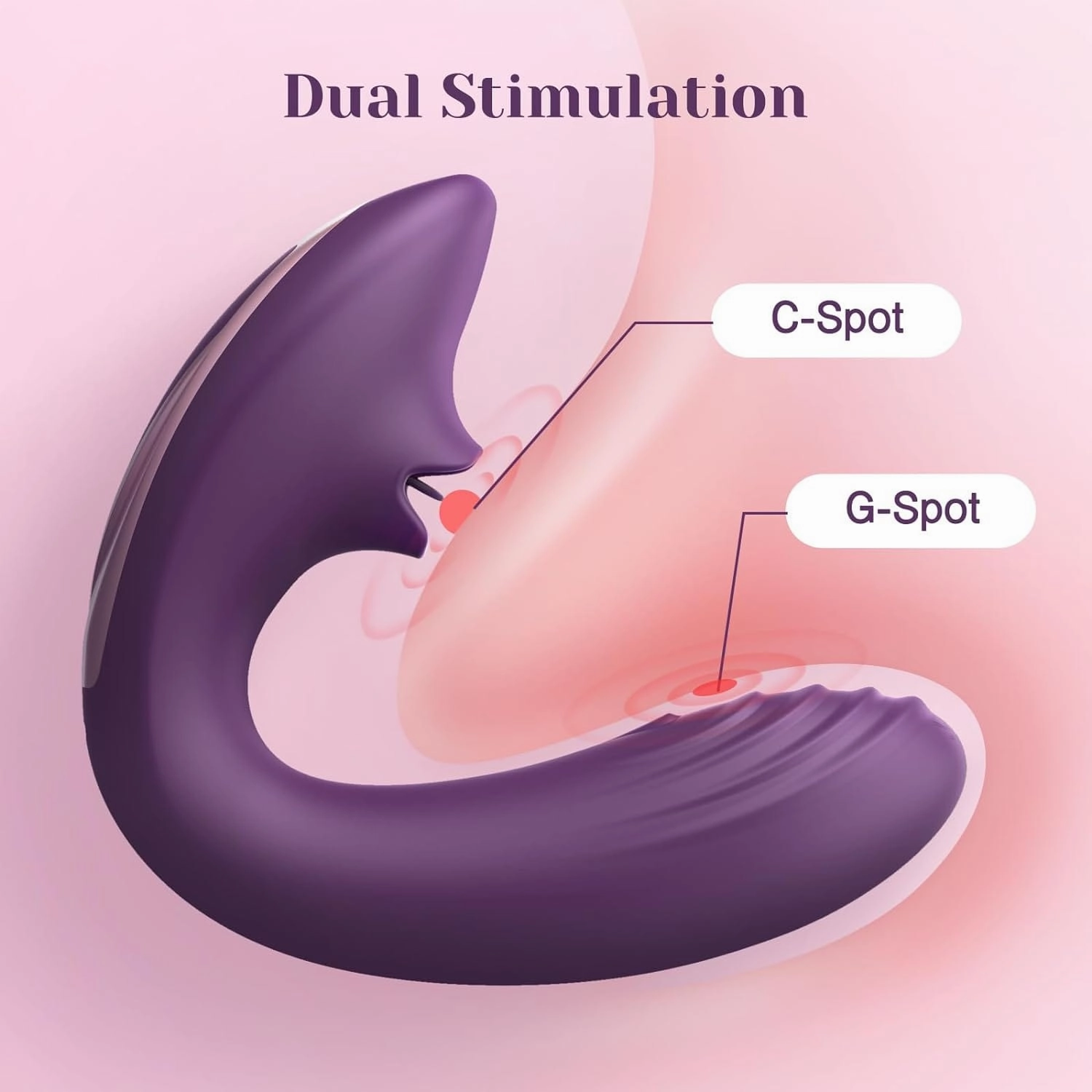 Tracy's Dog - Juicy Clitoral Licking Vibrator OG Lick (Purple)