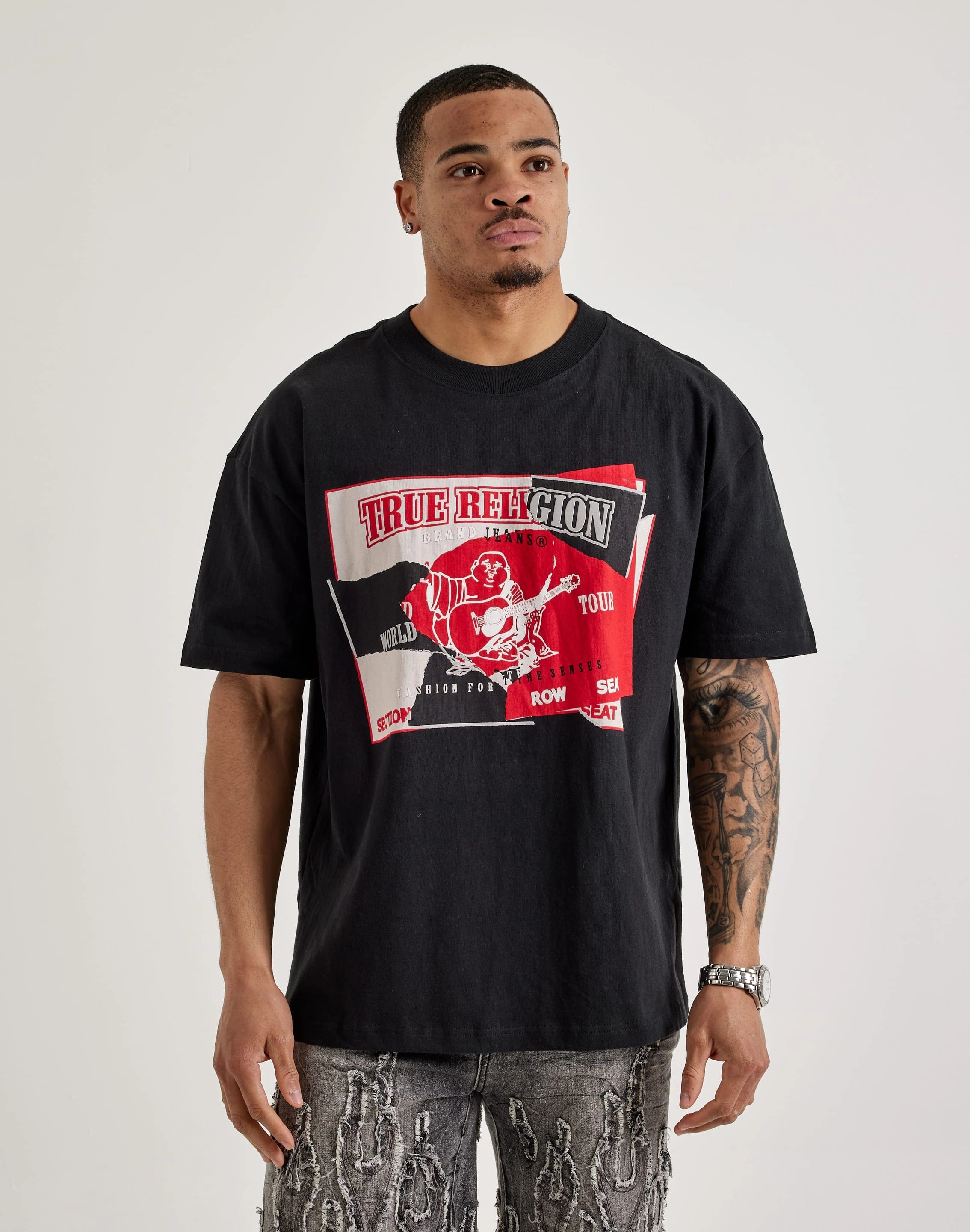 True Religion Torn Tee