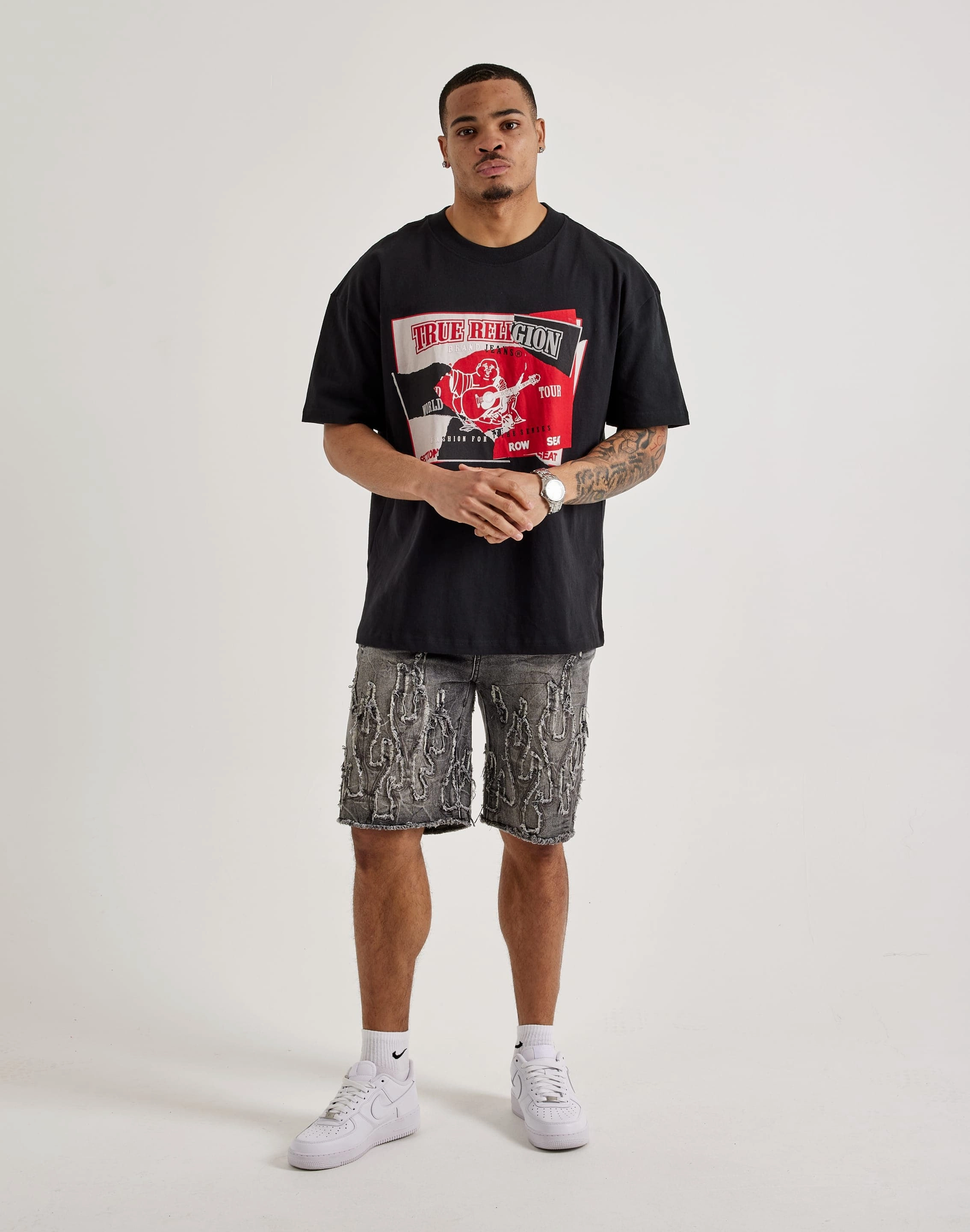 True Religion Torn Tee