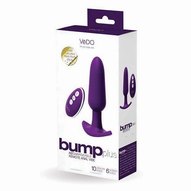 VeDO - Bump Plus Rechargeable Remote Control Anal Vibe