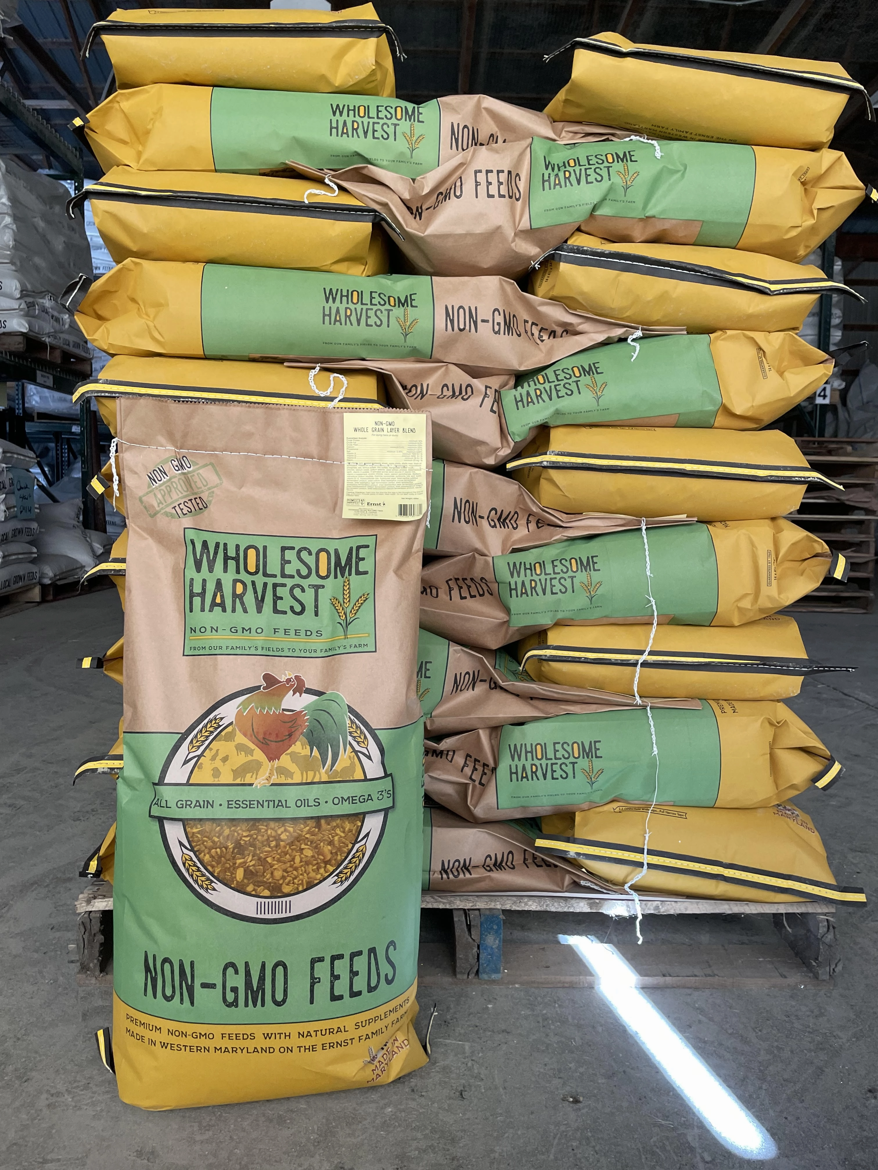 Wholesome Harvest Non-GMO Soy-Free Pastured Poultry Grower 19% For growing chickens or ducks