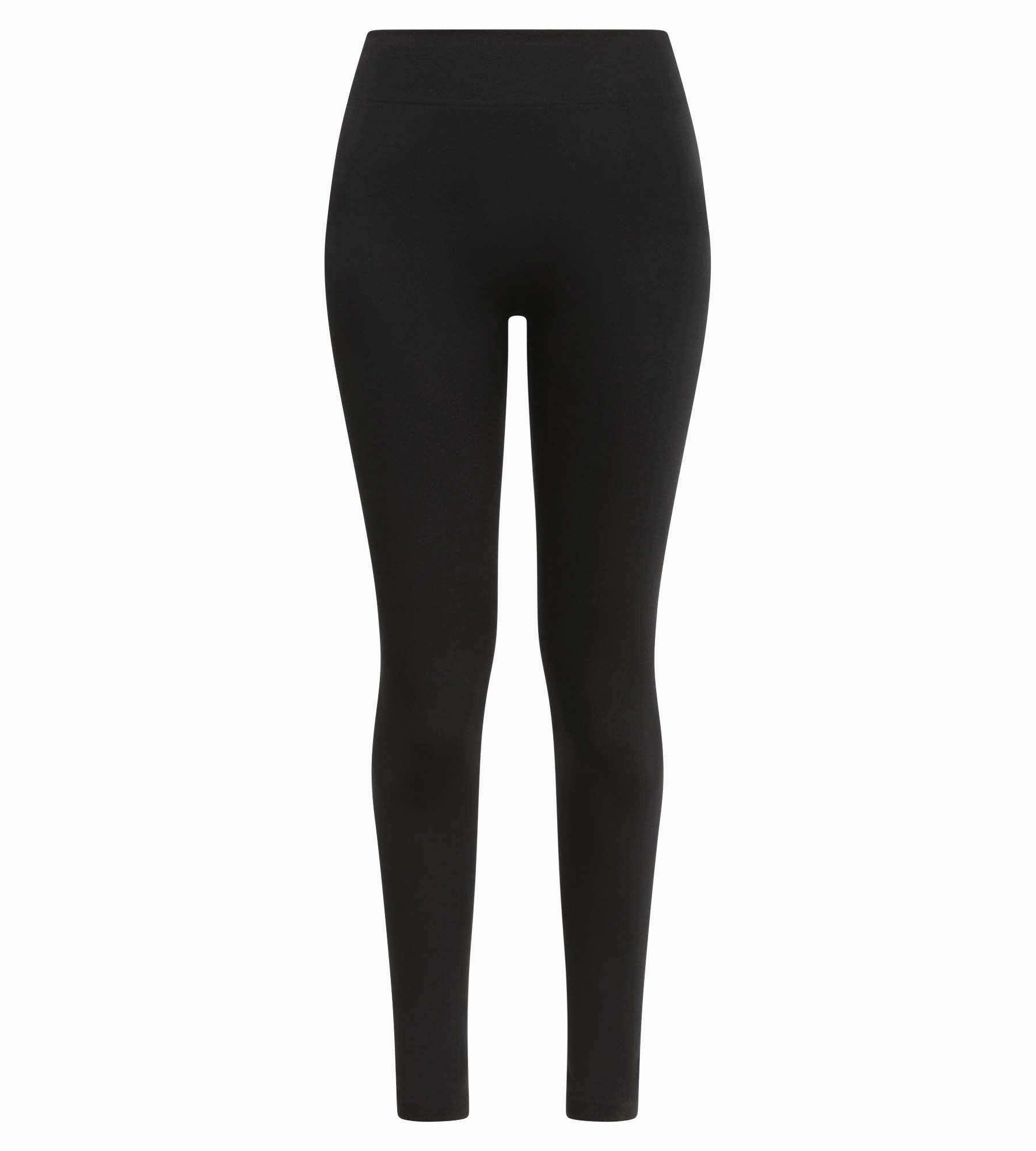 Women's black thermal legging with fleece lining Dim Relax & Go
